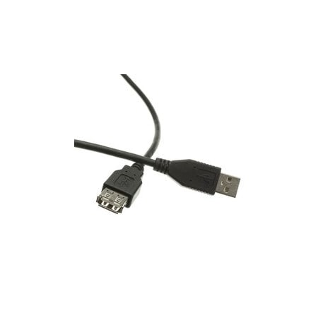 Cable Wholesale USB 2.0 Extension Cable, Black, Type A Male to Type A Female, 1 foot 10U2-02101EBK